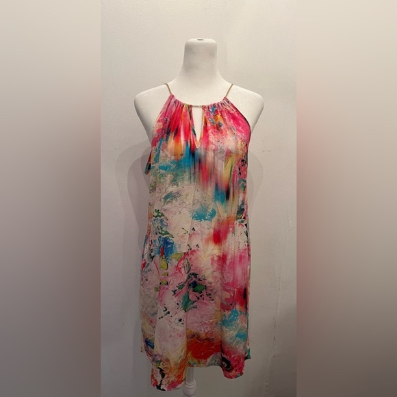 Amanda Uprichard Dresses & Skirts - Amanda Uprichard Print Dress Multicolor Swirl Size Small